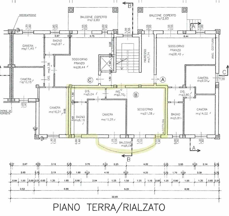 Pianta Quotata VM