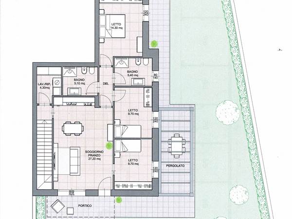 Casalgrande: app.to indipendente  4 locali