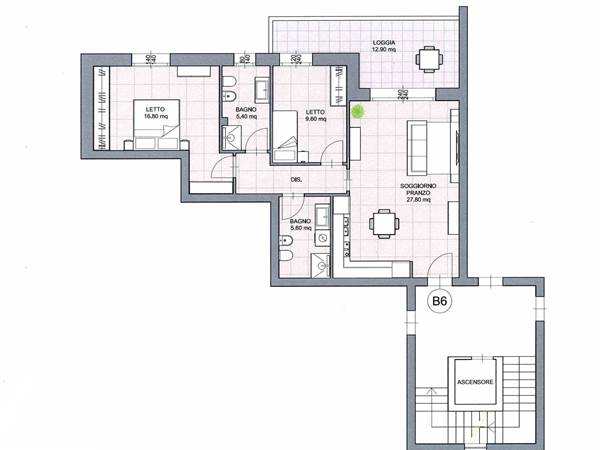 Casalgrande Centro:  appartamento nuovo   3 locali  classe NZEB